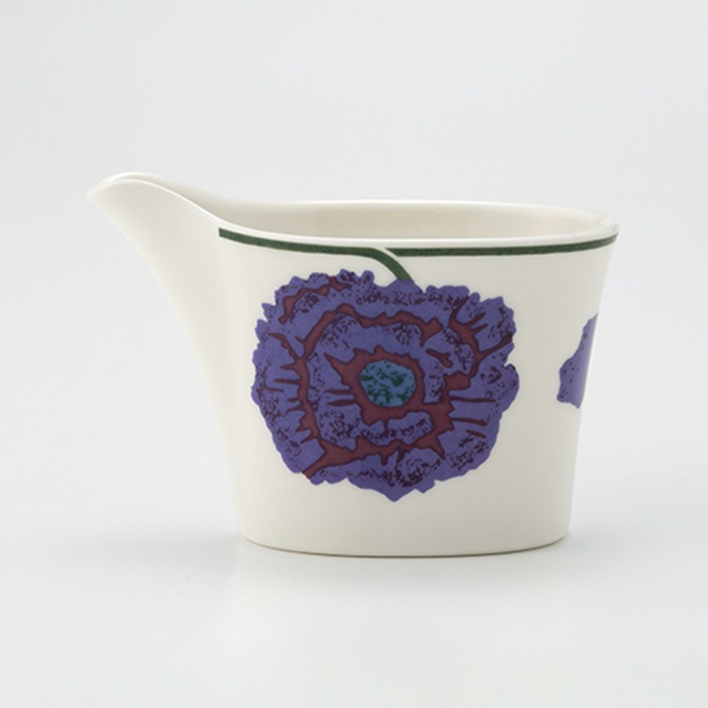 【1点限り】北欧ヴィンテージ アラビア（ARABIA） イリュージア ブルー／Illusia クリーマー 02