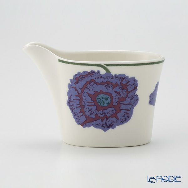 【1点限り】北欧ヴィンテージ アラビア（ARABIA） イリュージア ブルー／Illusia クリーマー 03