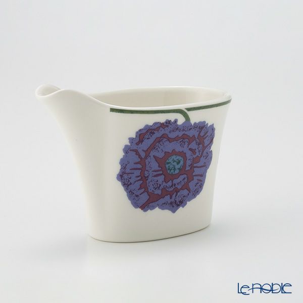 【1点限り】北欧ヴィンテージ アラビア（ARABIA） イリュージア ブルー／Illusia クリーマー 03