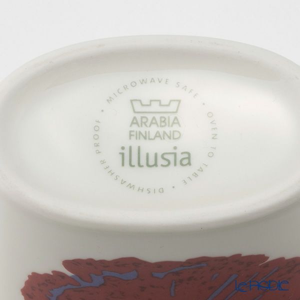 【1点限り】北欧ヴィンテージ アラビア（ARABIA） イリュージア ブルー／Illusia クリーマー 03