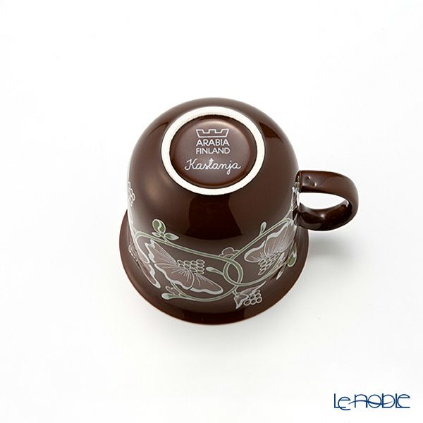 【1点限り】北欧ヴィンテージ アラビア（ARABIA） カスタンヤ／Kastanja コーヒーカップ＆ソーサー 01