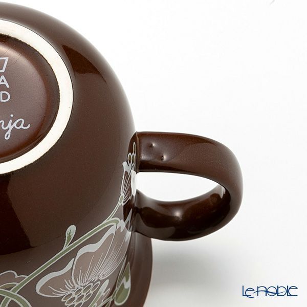 【1点限り】北欧ヴィンテージ アラビア（ARABIA） カスタンヤ／Kastanja コーヒーカップ＆ソーサー 01