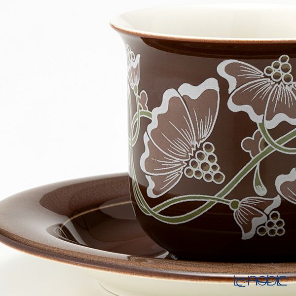 【1点限り】北欧ヴィンテージ アラビア（ARABIA） カスタンヤ／Kastanja コーヒーカップ＆ソーサー 01