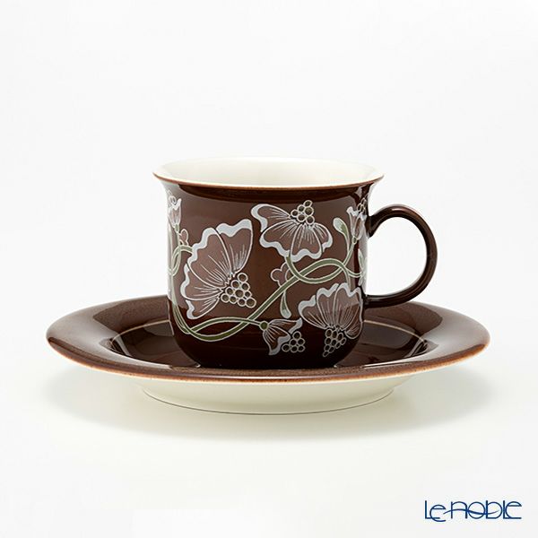 【1点限り】北欧ヴィンテージ アラビア（ARABIA） カスタンヤ／Kastanja コーヒーカップ＆ソーサー 02