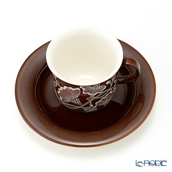 【1点限り】北欧ヴィンテージ アラビア（ARABIA） カスタンヤ／Kastanja コーヒーカップ＆ソーサー 02
