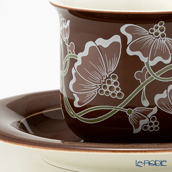 【1点限り】北欧ヴィンテージ アラビア（ARABIA） カスタンヤ／Kastanja コーヒーカップ＆ソーサー 02