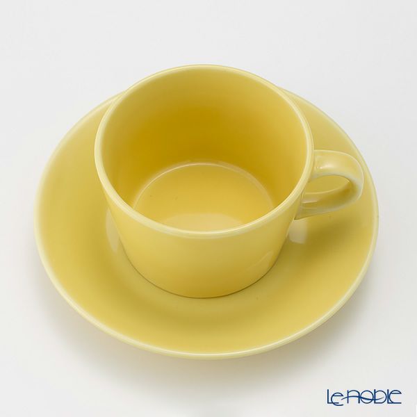 【1点限り】北欧ヴィンテージ アラビア（ARABIA） キルタ イエロー／Kilta コーヒーカップ＆ソーサー 01