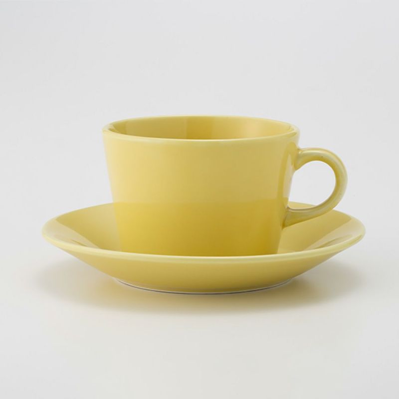 【1点限り】北欧ヴィンテージ アラビア（ARABIA） キルタ イエロー／Kilta コーヒーカップ＆ソーサー 01