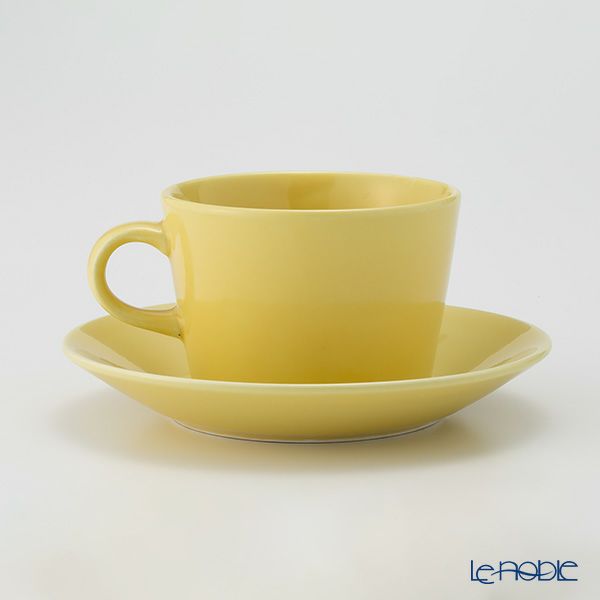 【1点限り】北欧ヴィンテージ アラビア（ARABIA） キルタ イエロー／Kilta コーヒーカップ＆ソーサー 02