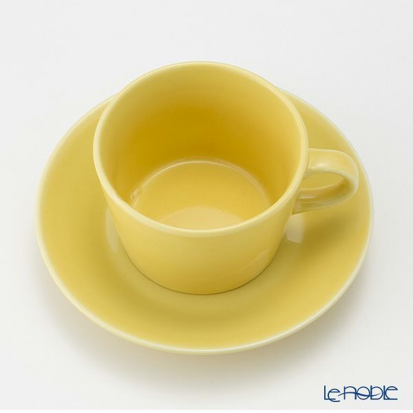 【1点限り】北欧ヴィンテージ アラビア（ARABIA） キルタ イエロー／Kilta コーヒーカップ＆ソーサー 02