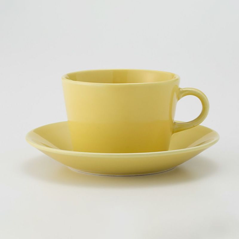 【1点限り】北欧ヴィンテージ アラビア（ARABIA） キルタ イエロー／Kilta コーヒーカップ＆ソーサー 02