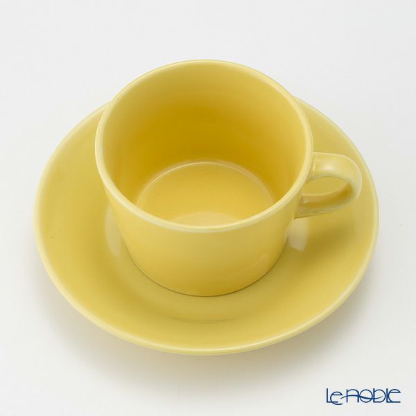 【1点限り】北欧ヴィンテージ アラビア（ARABIA） キルタ イエロー／Kilta コーヒーカップ＆ソーサー 04