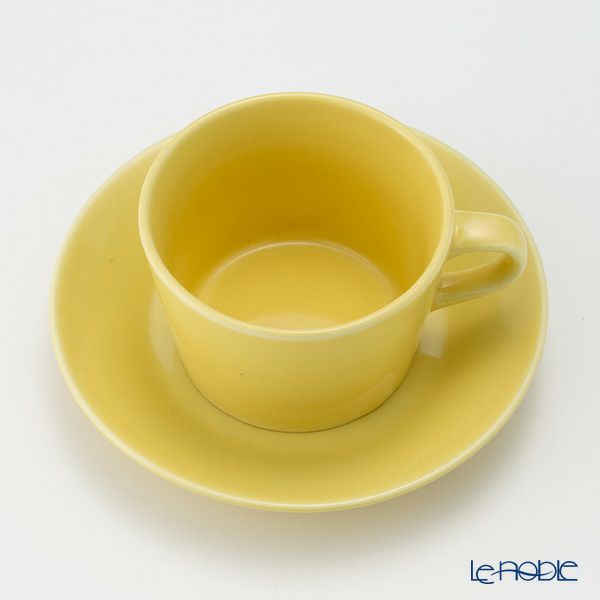 【1点限り】北欧ヴィンテージ アラビア（ARABIA） キルタ イエロー／Kilta コーヒーカップ＆ソーサー 05
