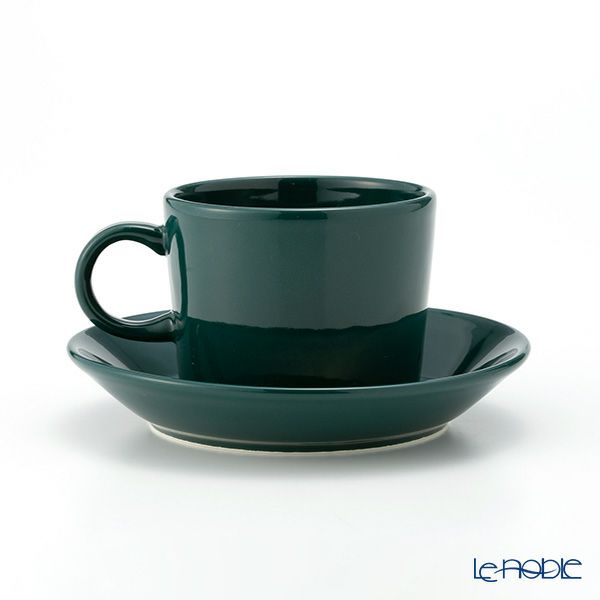 【1点限り】北欧ヴィンテージ アラビア（ARABIA） キルタ グリーン／Kilta コーヒーカップ＆ソーサー 01