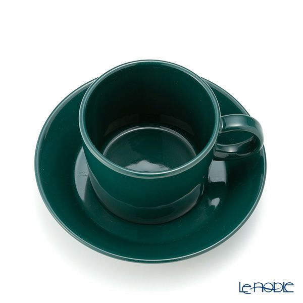【1点限り】北欧ヴィンテージ アラビア（ARABIA） キルタ グリーン／Kilta コーヒーカップ＆ソーサー 01