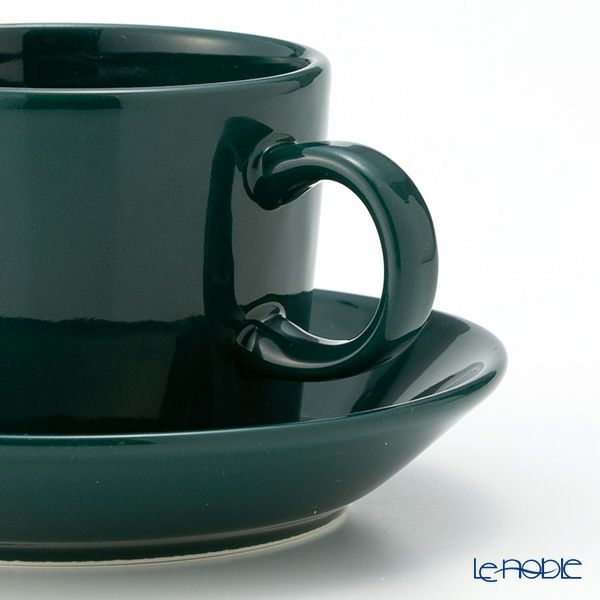 【1点限り】北欧ヴィンテージ アラビア（ARABIA） キルタ グリーン／Kilta コーヒーカップ＆ソーサー 01