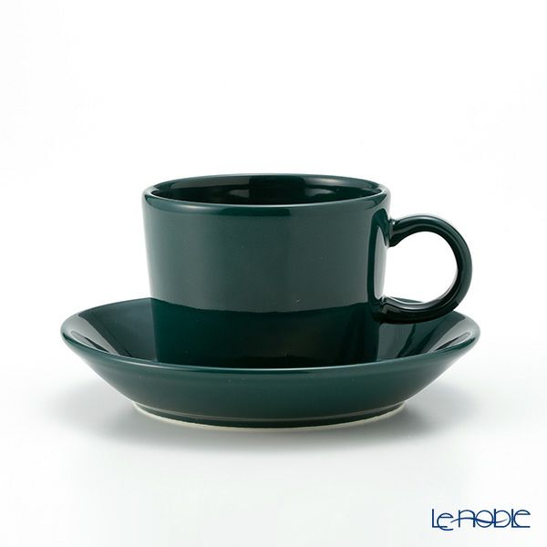 【1点限り】北欧ヴィンテージ アラビア（ARABIA） キルタ グリーン／Kilta コーヒーカップ＆ソーサー 02