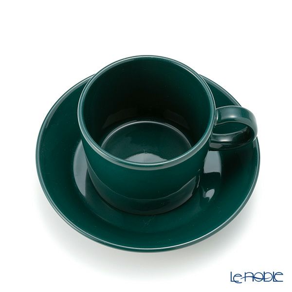 【1点限り】北欧ヴィンテージ アラビア（ARABIA） キルタ グリーン／Kilta コーヒーカップ＆ソーサー 02