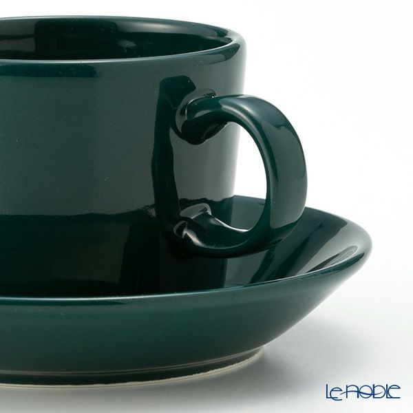 【1点限り】北欧ヴィンテージ アラビア（ARABIA） キルタ グリーン／Kilta コーヒーカップ＆ソーサー 02