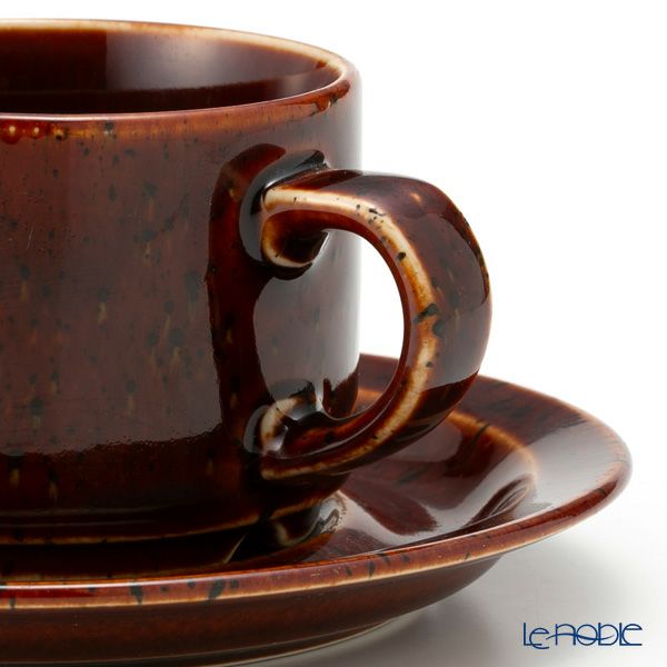 【1点限り】北欧ヴィンテージ アラビア（ARABIA） クローヴィ／Krouvi ティー カップ＆ソーサー 01