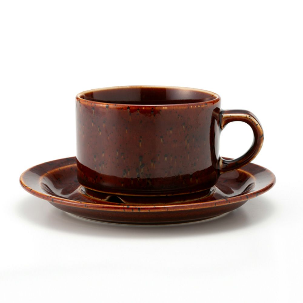 【1点限り】北欧ヴィンテージ アラビア（ARABIA） クローヴィ／Krouvi ティー カップ＆ソーサー 01