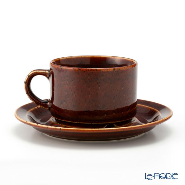 【1点限り】北欧ヴィンテージ アラビア（ARABIA） クローヴィ／Krouvi ティー カップ＆ソーサー 02