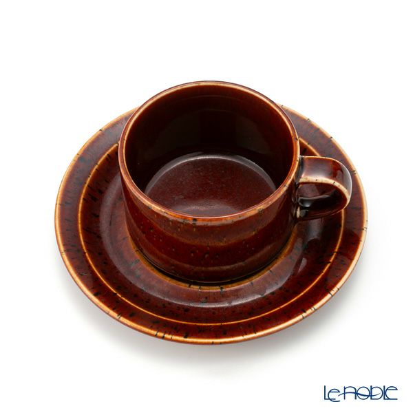 【1点限り】北欧ヴィンテージ アラビア（ARABIA） クローヴィ／Krouvi ティー カップ＆ソーサー 02