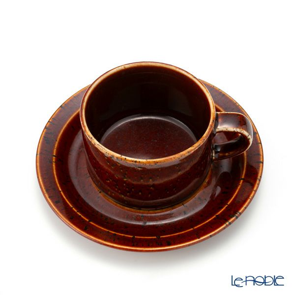 【1点限り】北欧ヴィンテージ アラビア（ARABIA） クローヴィ／Krouvi ティー カップ＆ソーサー 03