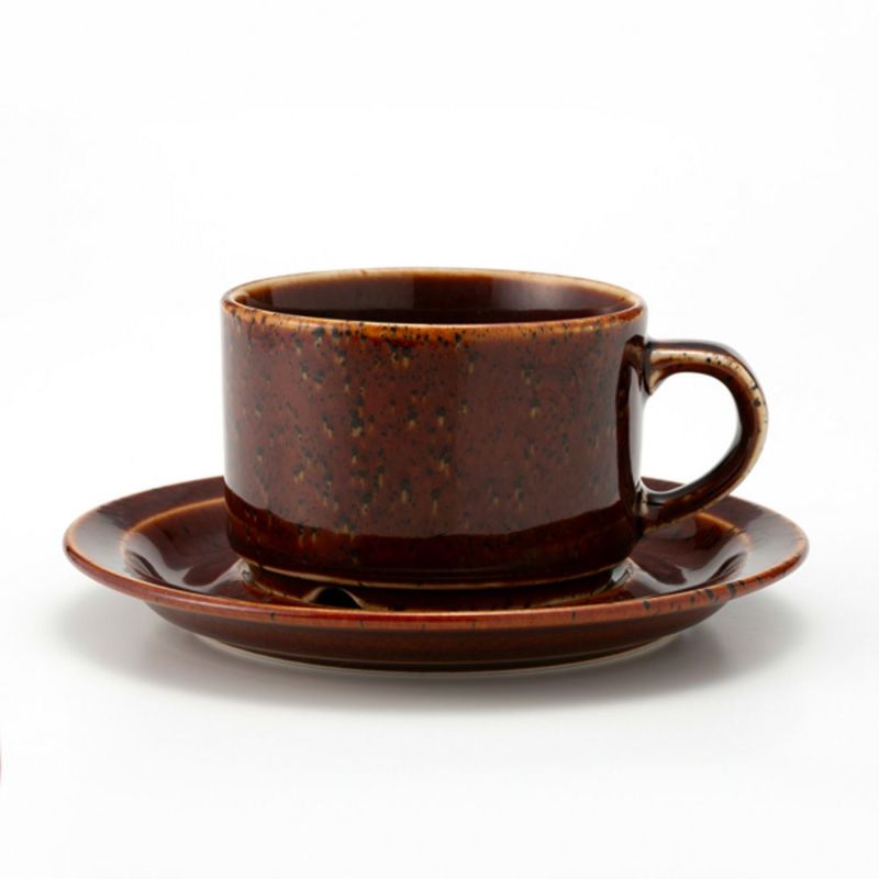 【1点限り】北欧ヴィンテージ アラビア（ARABIA） クローヴィ／Krouvi ティー カップ＆ソーサー 03