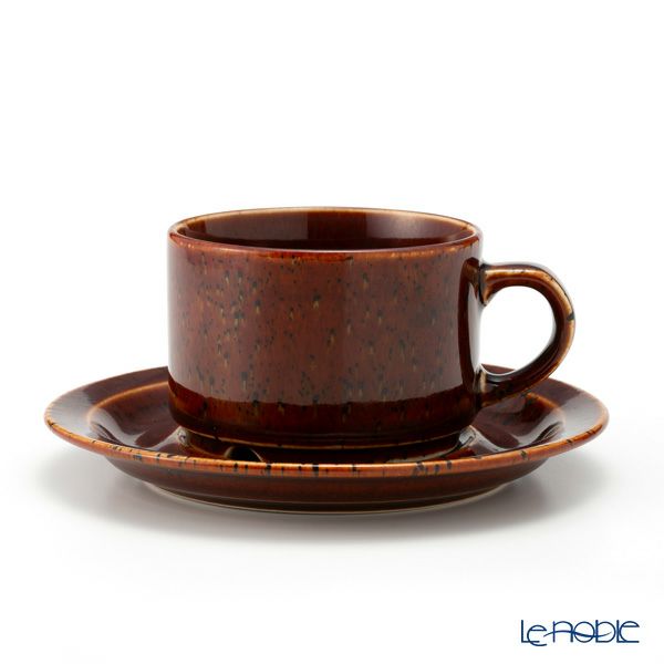 【1点限り】北欧ヴィンテージ アラビア（ARABIA） クローヴィ／Krouvi ティー カップ＆ソーサー 05