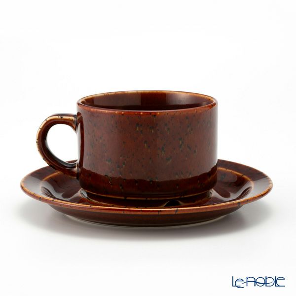 【1点限り】北欧ヴィンテージ アラビア（ARABIA） クローヴィ／Krouvi ティー カップ＆ソーサー 05