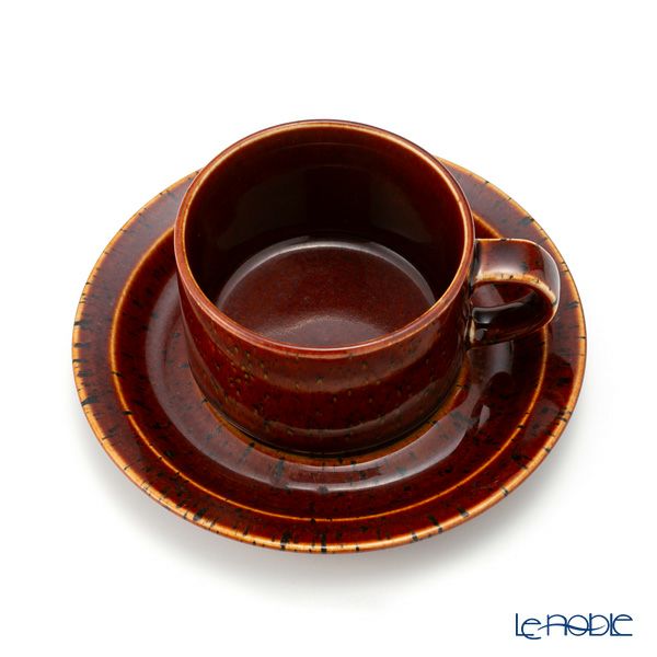 【1点限り】北欧ヴィンテージ アラビア（ARABIA） クローヴィ／Krouvi ティー カップ＆ソーサー 05