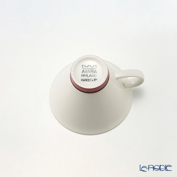 【1点限り】北欧ヴィンテージ アラビア（ARABIA） ハーレクイン／Harlekin モカカップ＆ソーサー