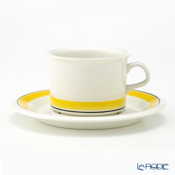 【1点限り】北欧ヴィンテージ アラビア（ARABIA） ファエンツァ／Faenza ティーカップ＆ソーサー 01