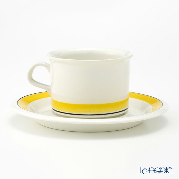 【1点限り】北欧ヴィンテージ アラビア（ARABIA） ファエンツァ／Faenza ティーカップ＆ソーサー 01