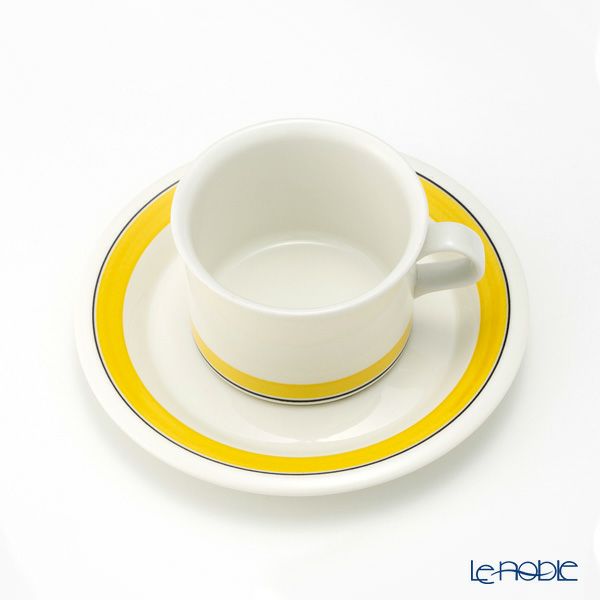 【1点限り】北欧ヴィンテージ アラビア（ARABIA） ファエンツァ／Faenza ティーカップ＆ソーサー 02