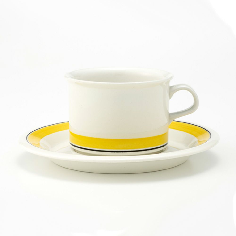 【1点限り】北欧ヴィンテージ アラビア（ARABIA） ファエンツァ／Faenza ティーカップ＆ソーサー 02