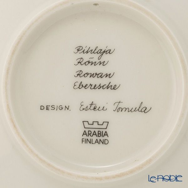 【1点限り】北欧ヴィンテージ アラビア（ARABIA） ボタニカ（オーキュパリア）／Botanica ウォールプレート