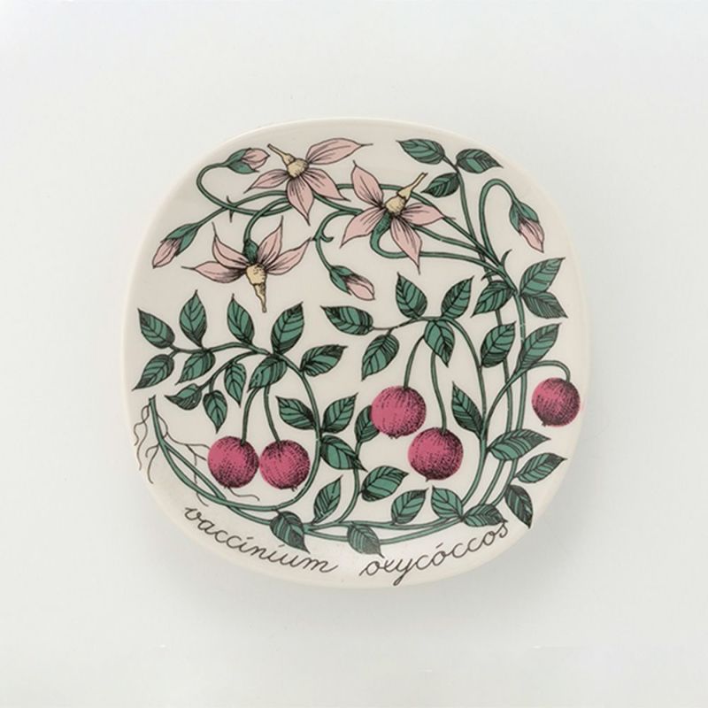 【1点限り】北欧ヴィンテージ アラビア（ARABIA） ボタニカ（クランベリー）／Botanica ウォールプレート