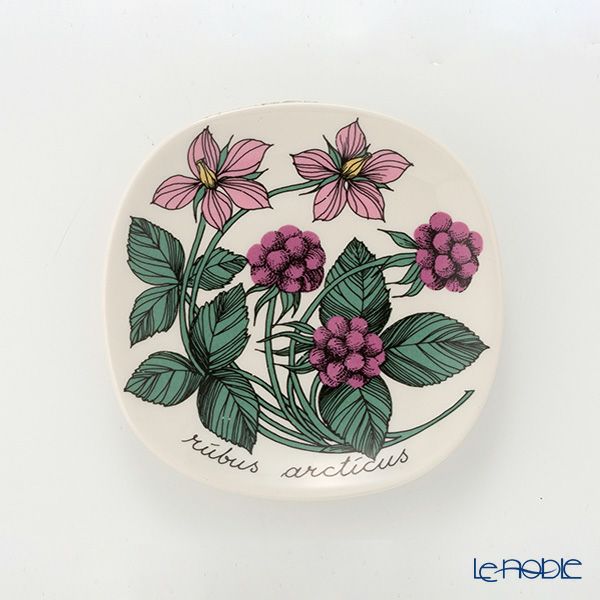 【1点限り】北欧ヴィンテージ アラビア（ARABIA） ボタニカ（チシマイチゴ）／Botanica ウォールプレート