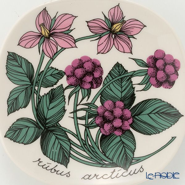 【1点限り】北欧ヴィンテージ アラビア（ARABIA） ボタニカ（チシマイチゴ）／Botanica ウォールプレート