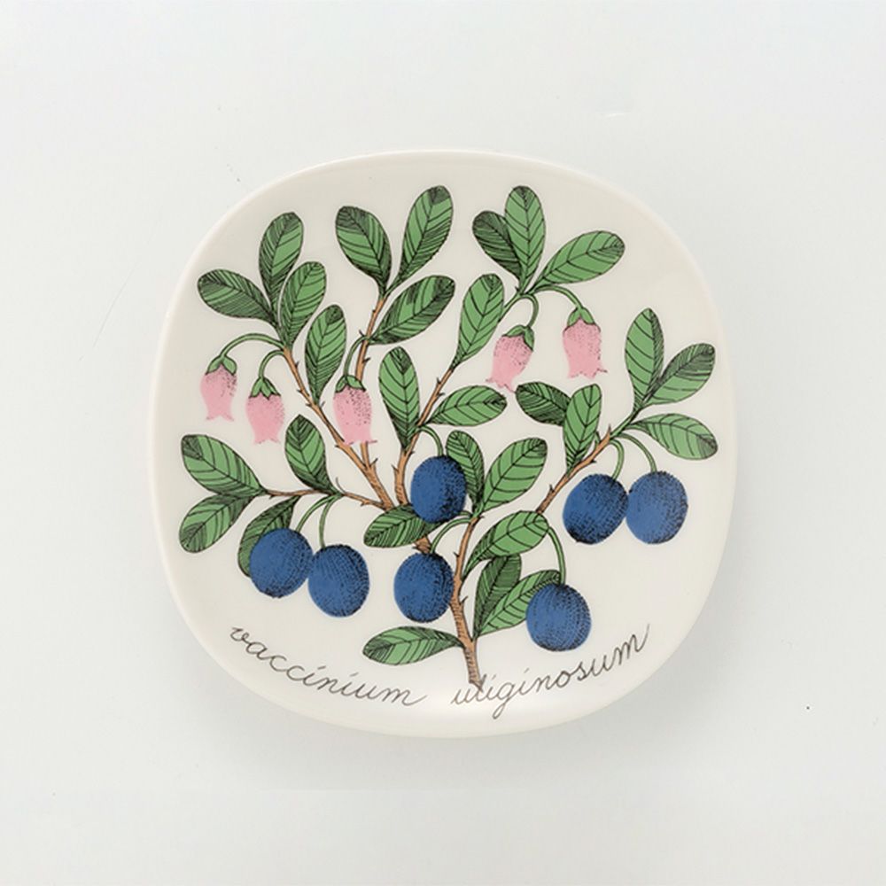 【1点限り】北欧ヴィンテージ アラビア（ARABIA） ボタニカ（ビルベリー）／Botanica ウォールプレート