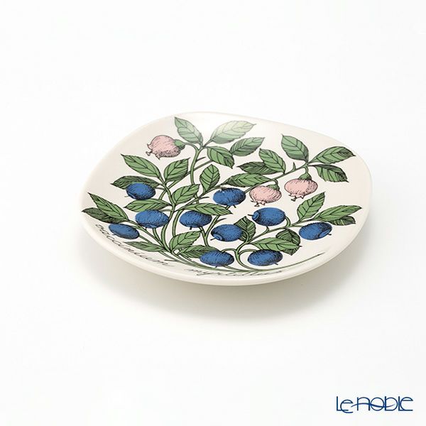 【1点限り】北欧ヴィンテージ アラビア（ARABIA） ボタニカ（ブルーベリー）／Botanica ウォールプレート