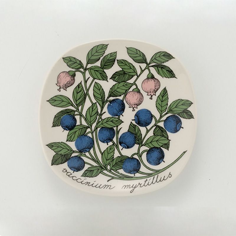【1点限り】北欧ヴィンテージ アラビア（ARABIA） ボタニカ（ブルーベリー）／Botanica ウォールプレート