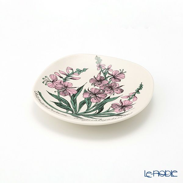 【1点限り】北欧ヴィンテージ アラビア（ARABIA） ボタニカ（ヤナギラン）／Botanica ウォールプレート