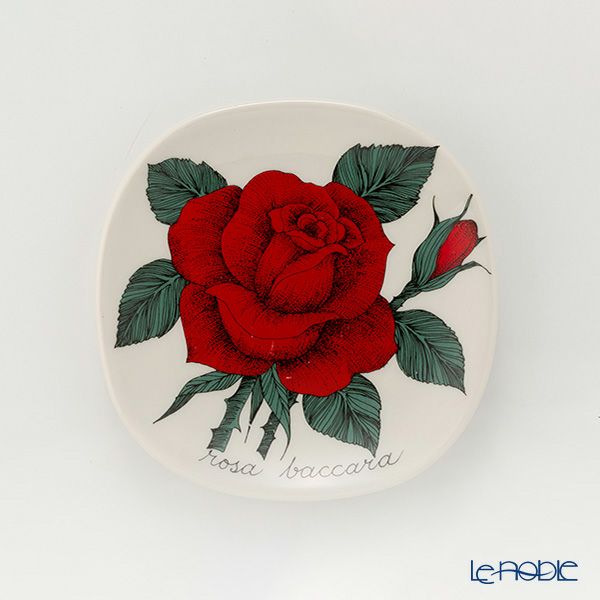 【1点限り】北欧ヴィンテージ アラビア（ARABIA） ボタニカ（ロサ・バカラ）／Botanica ウォールプレート 1981年