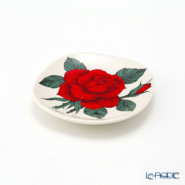 【1点限り】北欧ヴィンテージ アラビア（ARABIA） ボタニカ（ロサ・バカラ）／Botanica ウォールプレート 1981年