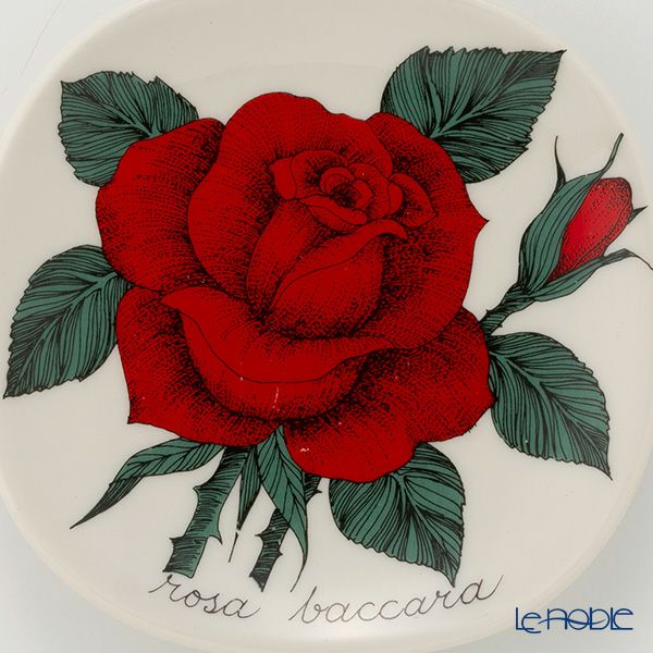 【1点限り】北欧ヴィンテージ アラビア（ARABIA） ボタニカ（ロサ・バカラ）／Botanica ウォールプレート 1981年