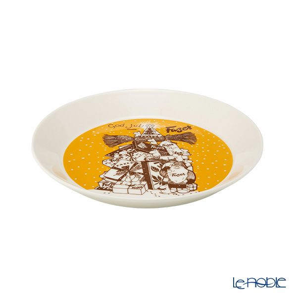 【1点限り】北欧ヴィンテージ アラビア（ARABIA）ムーミンコレクターズ プレート 19cm 2pcsセット 2014年 Fazer and Moomintroll dreaming 01