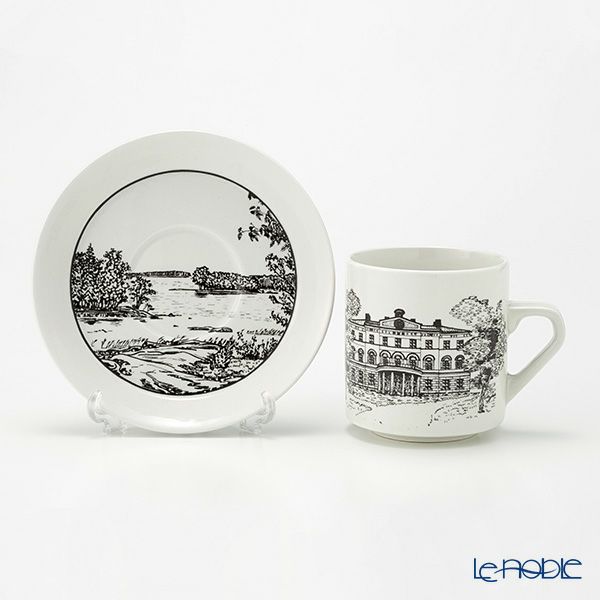 【1点限り】北欧ヴィンテージ アラビア（ARABIA） ユーラヨキ／Eurajoki コーヒーカップ＆ソーサー